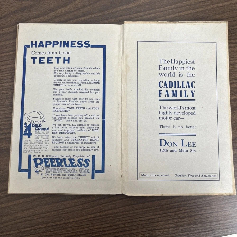 VTG Los Angeles The Brides Cook Book Co Compliments Of Merchants RALPHS GROCERY